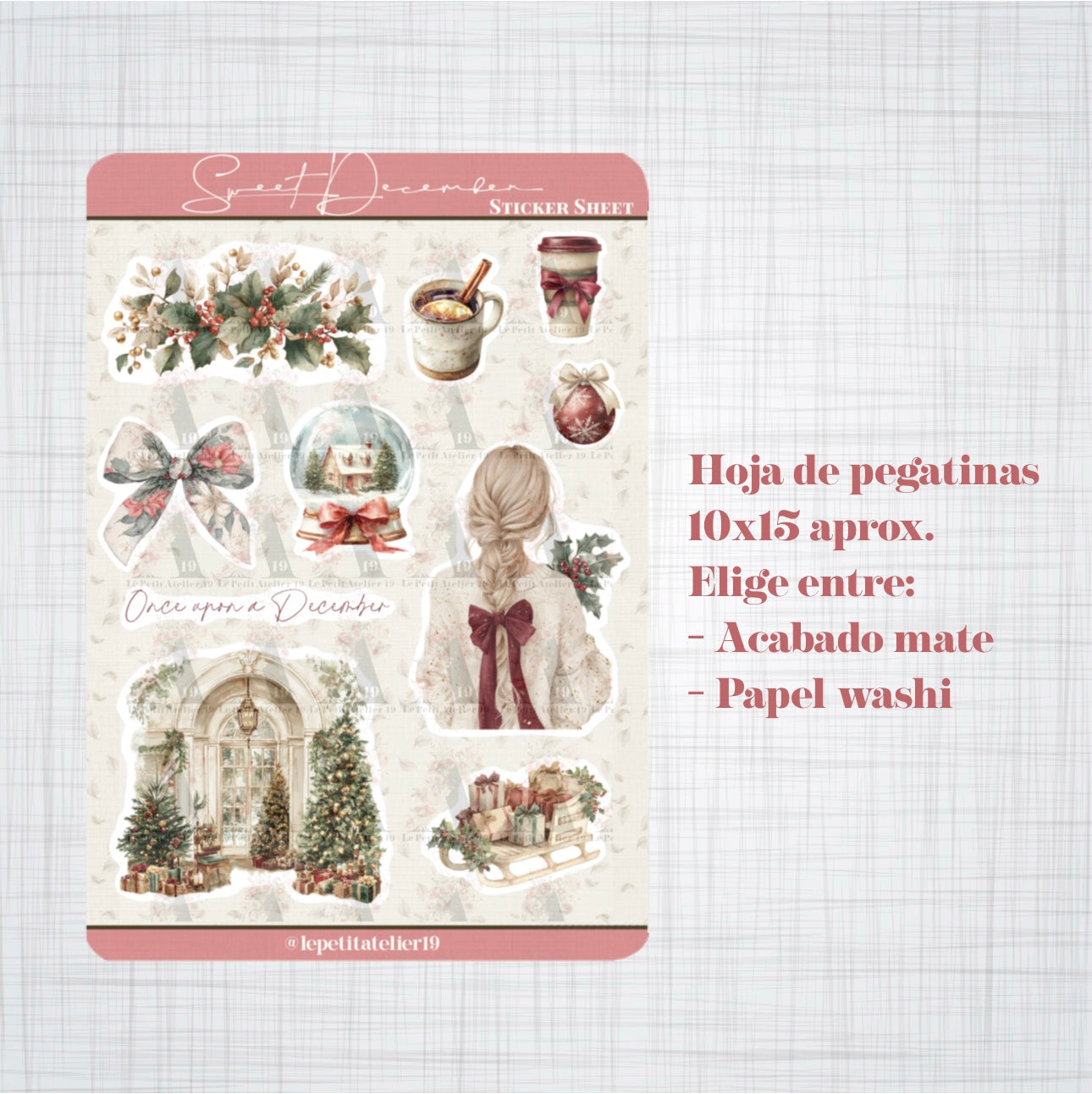 STICKERS · SWEET DECEMBER