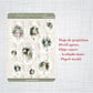 STICKERS · NATURAL WREATH