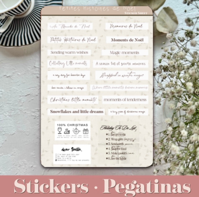 STICKERS · PETITE HISTOIRES DE NOEL