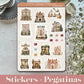 STICKERS · PETITE VILLAGE MAGIQUE