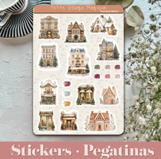 STICKERS · PETITE VILLAGE MAGIQUE