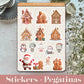 STICKERS · GINGERBREAD