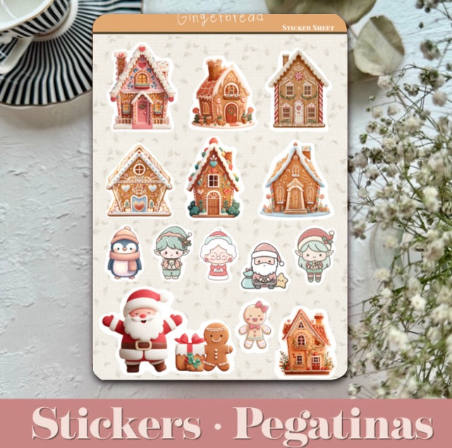 STICKERS · GINGERBREAD