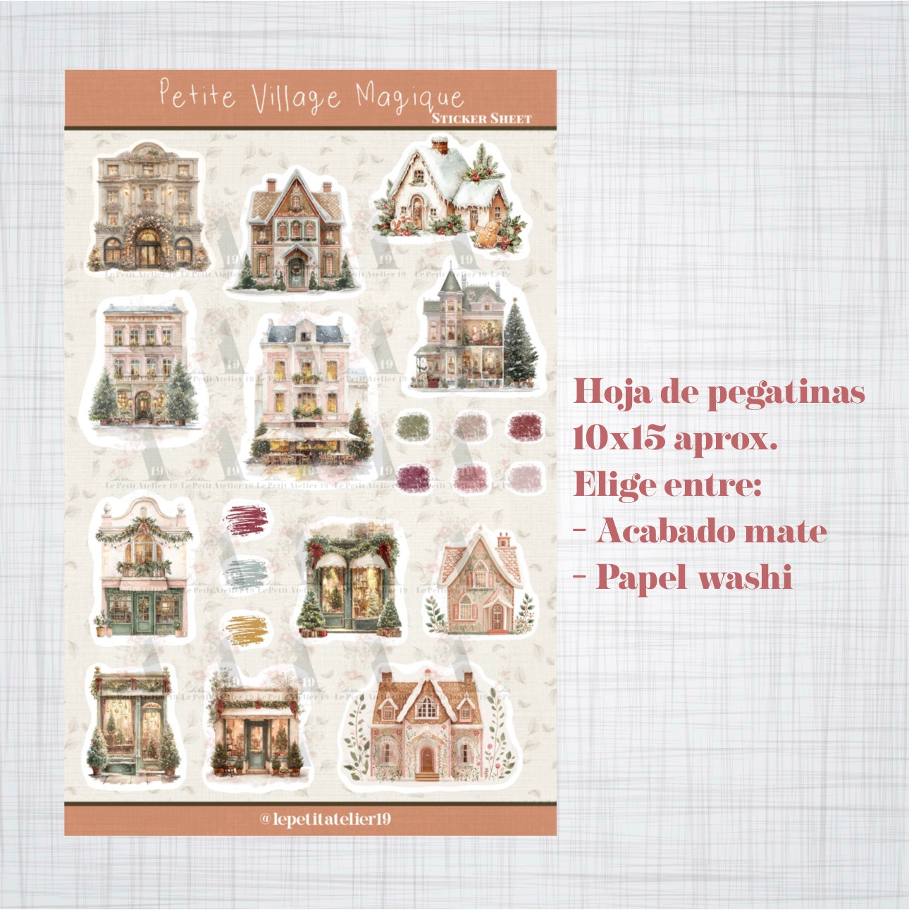 STICKERS · PETITE VILLAGE MAGIQUE