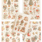 Aire de Navidad Vintage · 13 tarjetas de Navidad