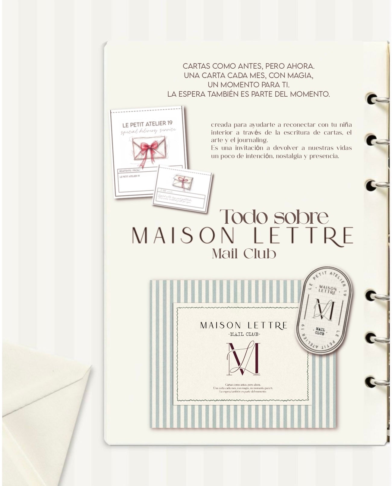 MAIL CLUB · Maison Lettre (Envios en España)