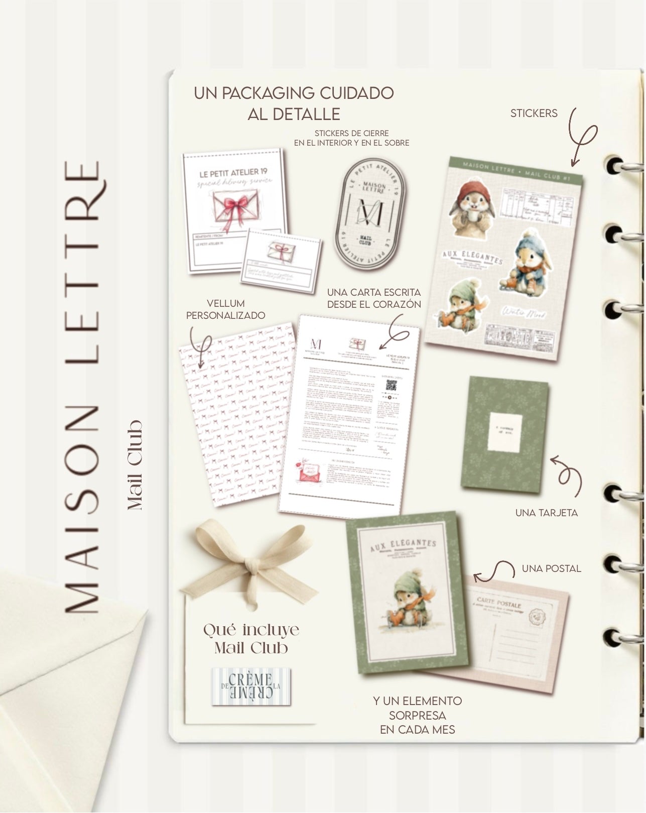 MAIL CLUB · Maison Lettre (Envios en España)