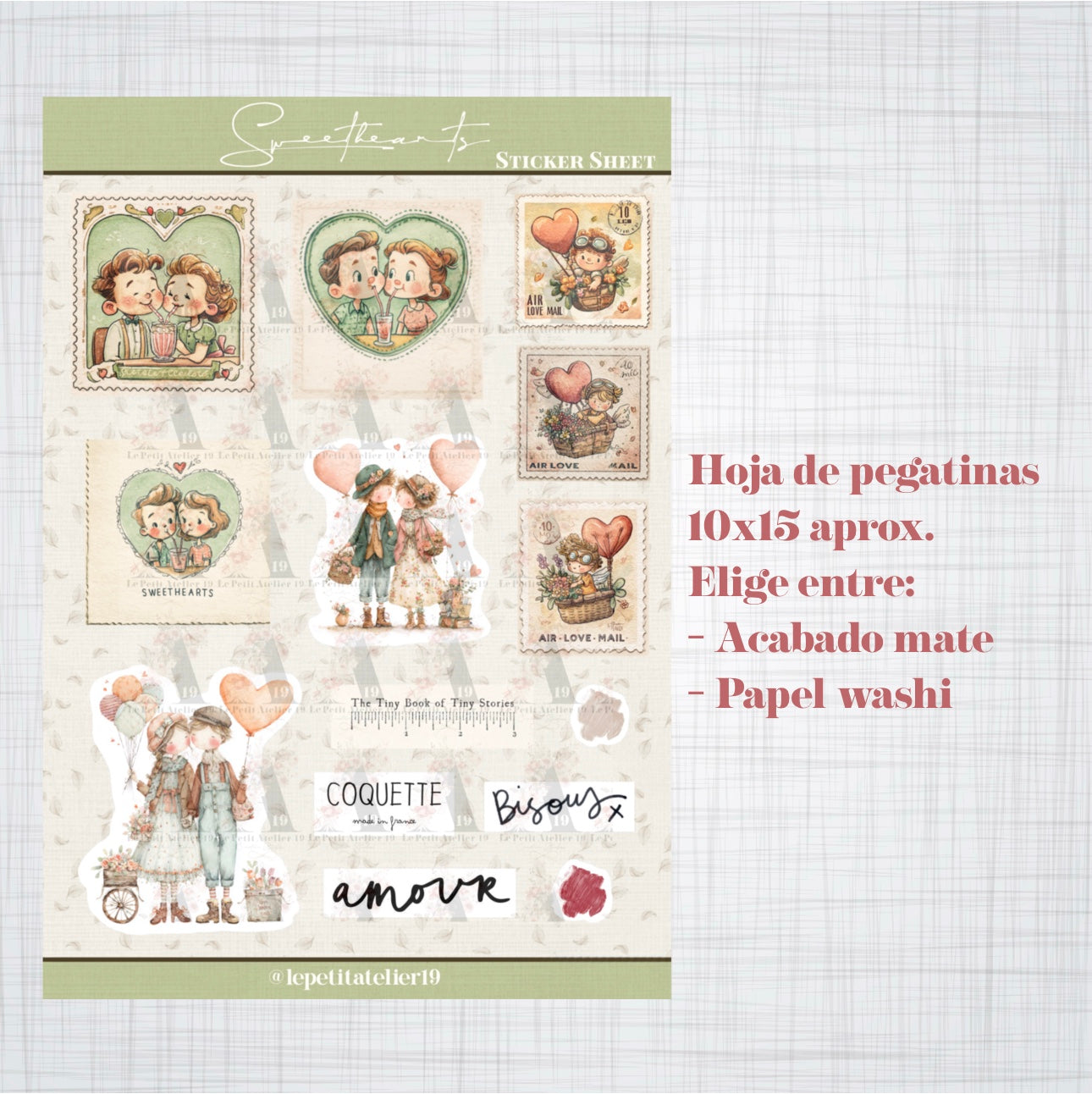 STICKERS · SWEETHEART