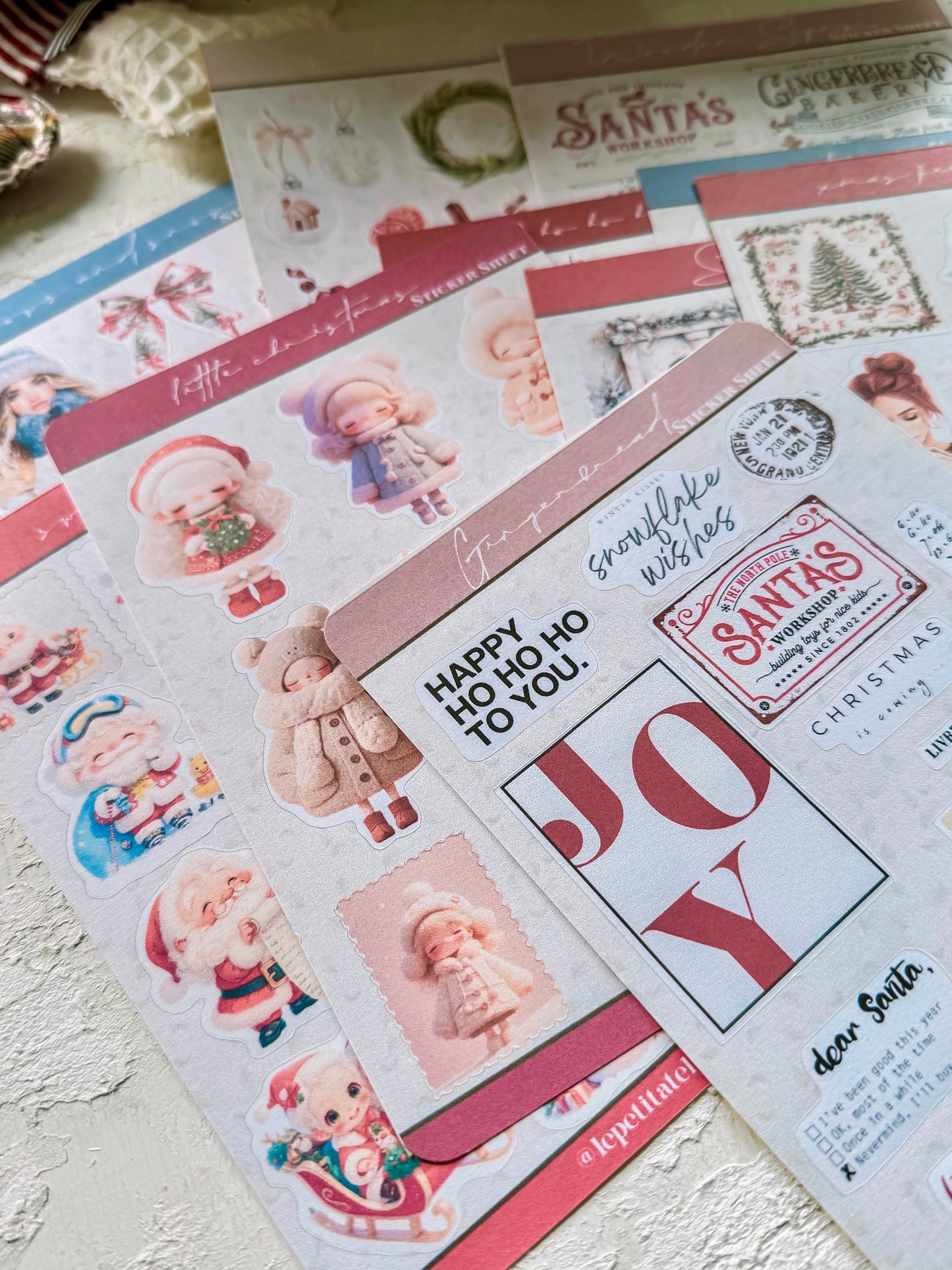 Christmas STICKERS · XMAS FEELINGS