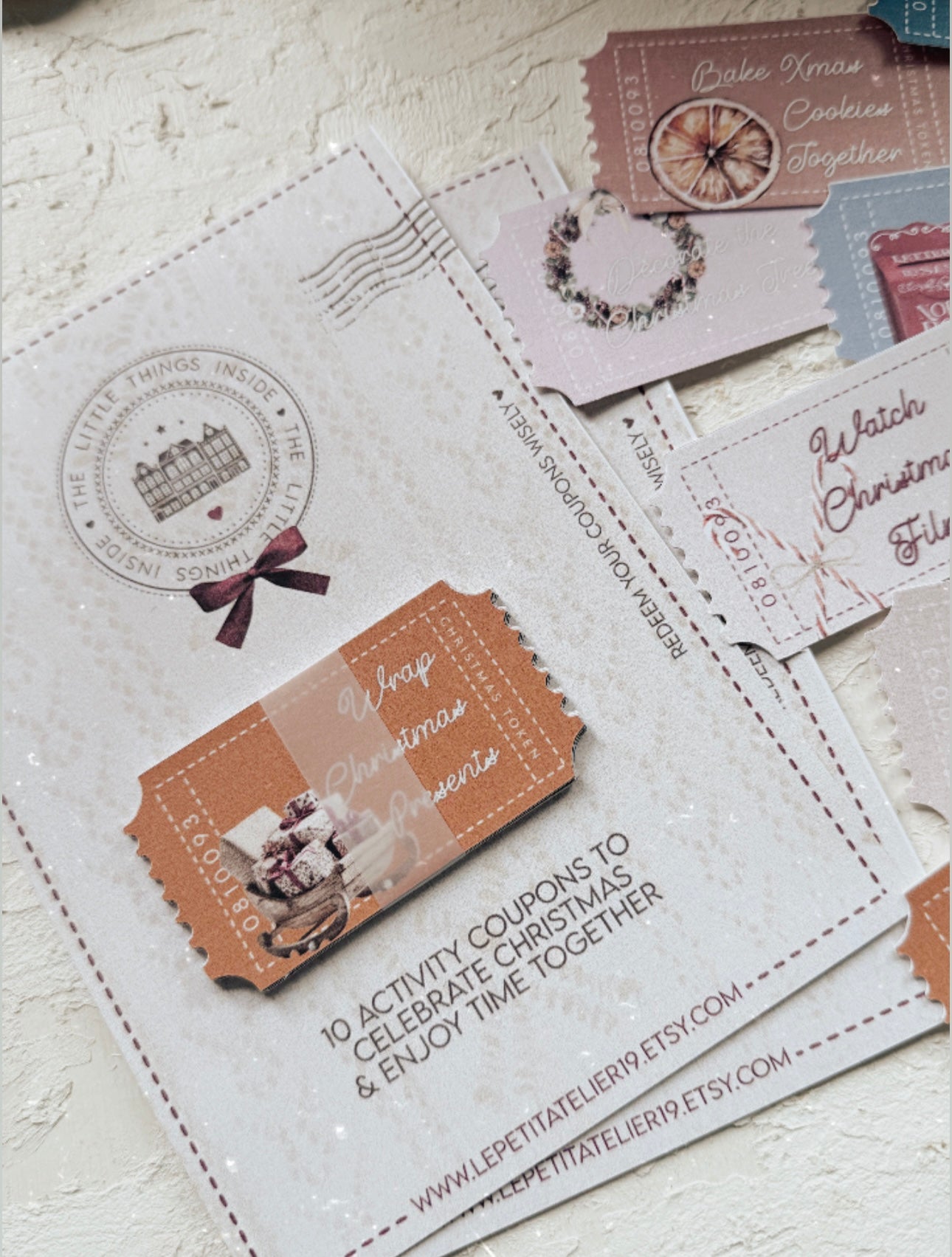 ACTIVITY COUPONS CHRISTMAS Edition | Kit TOKENS