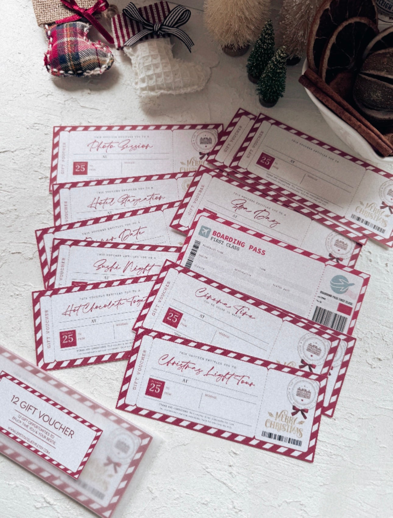 CHRISTMAS GIFT VOUCHER | Christmas GIFT PLANS Kit