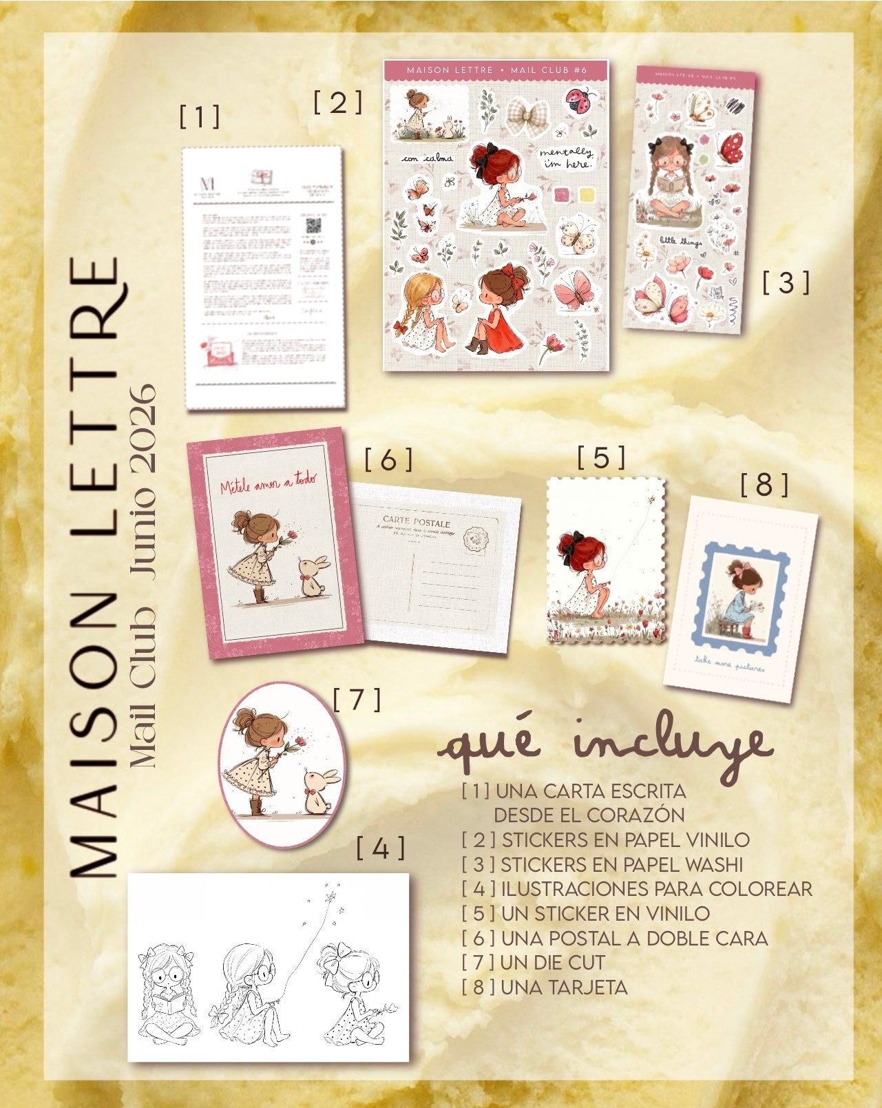 MAIL CLUB · Maison Lettre (Envios en España)