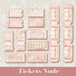 NUDE TICKETS · Ephemera