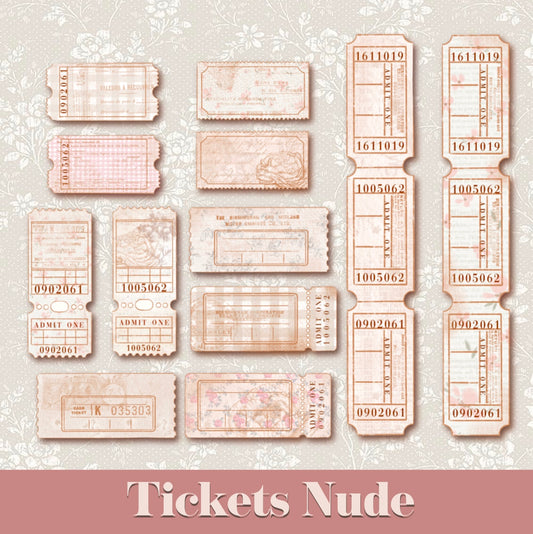 TICKETS NUDE · Ephemera