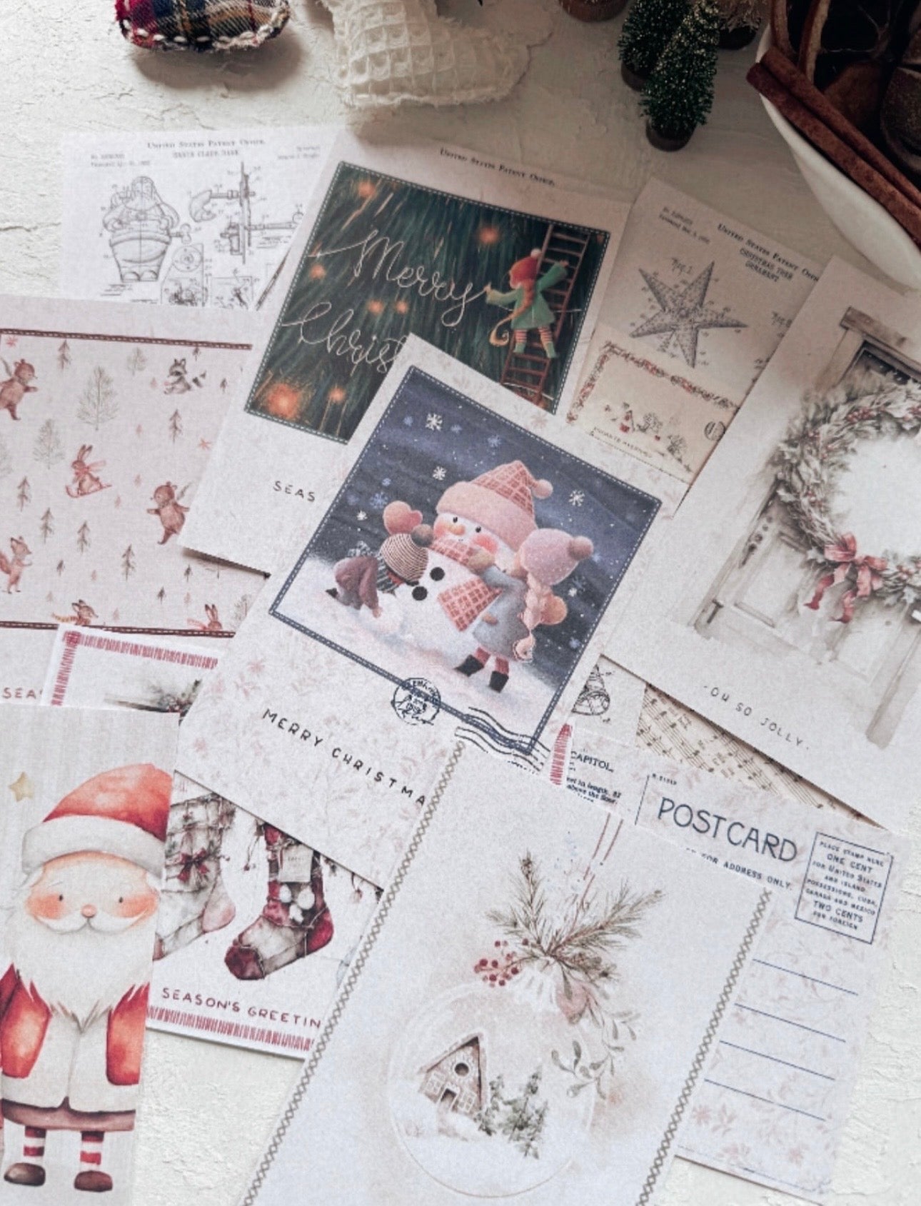KIT VINTAGE NAVIDAD