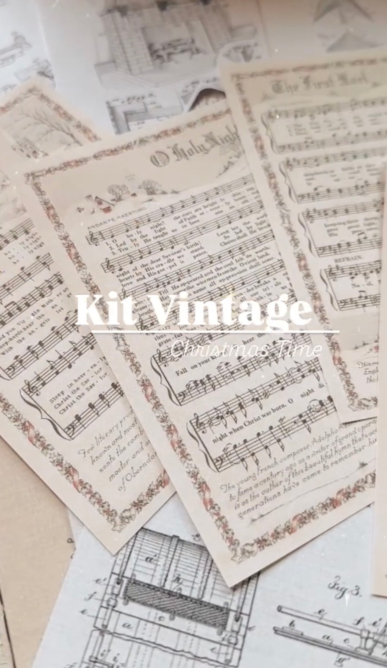 KIT VINTAGE NAVIDAD