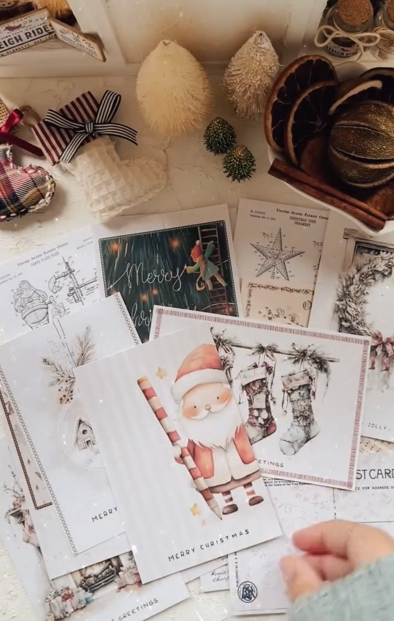 KIT VINTAGE NAVIDAD