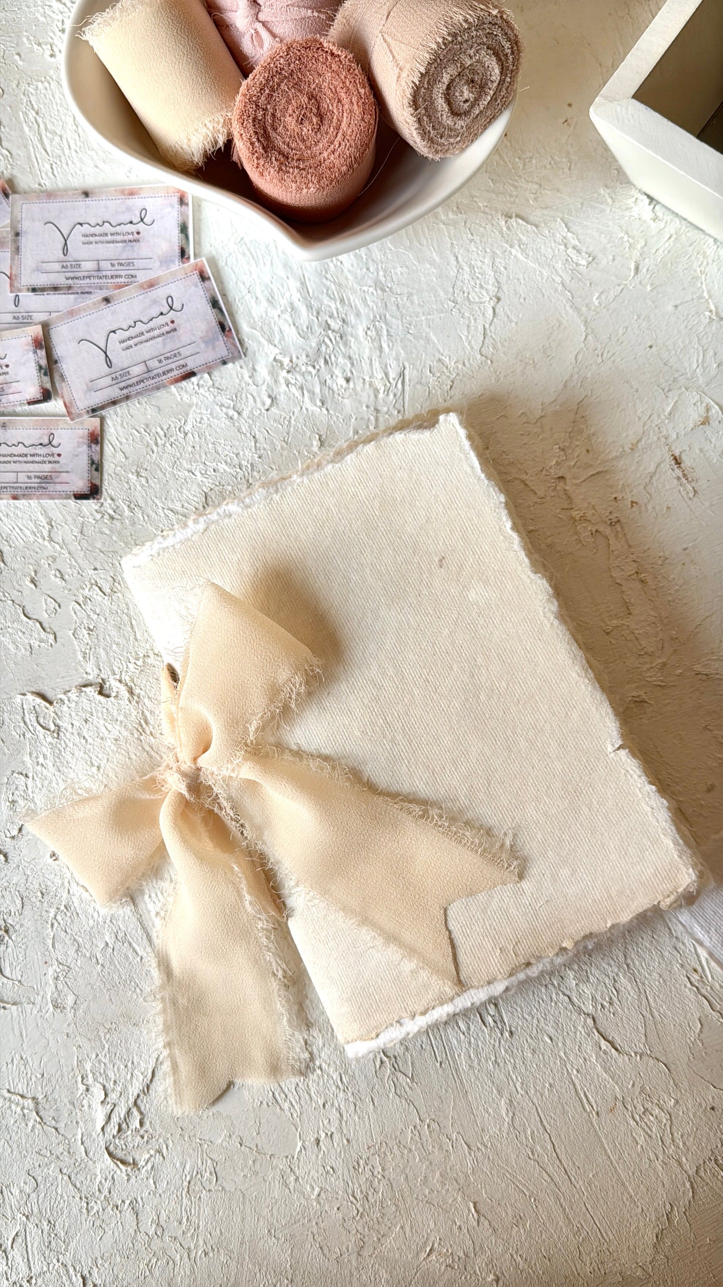 Journal Handmade Personalizable · Bow