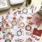 Lata con Die Cuts de Navidad