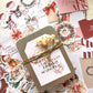 Lata con Die Cuts de Navidad