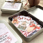 Lata con Die Cuts de Navidad