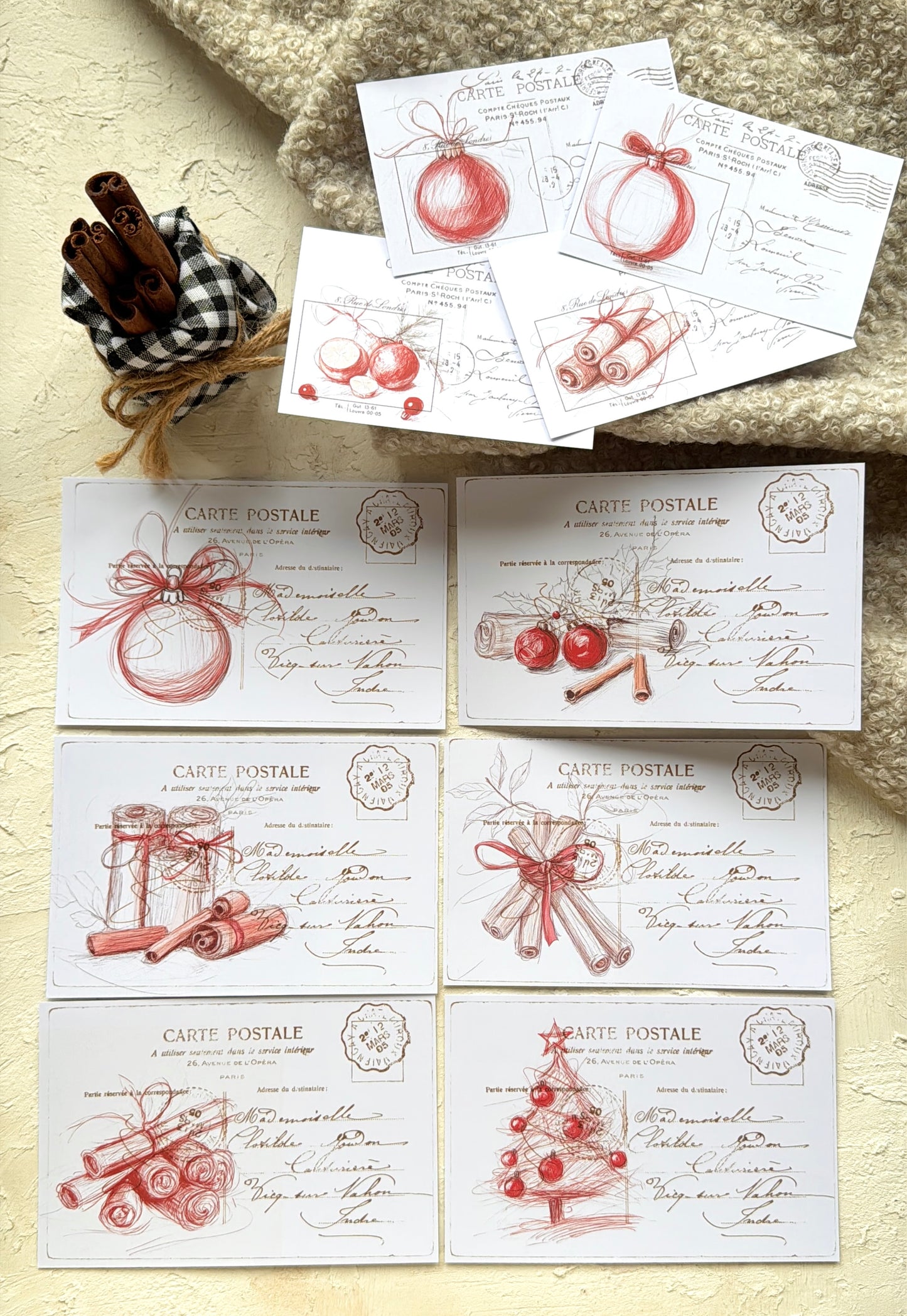 Floral Postcards · Postcards
