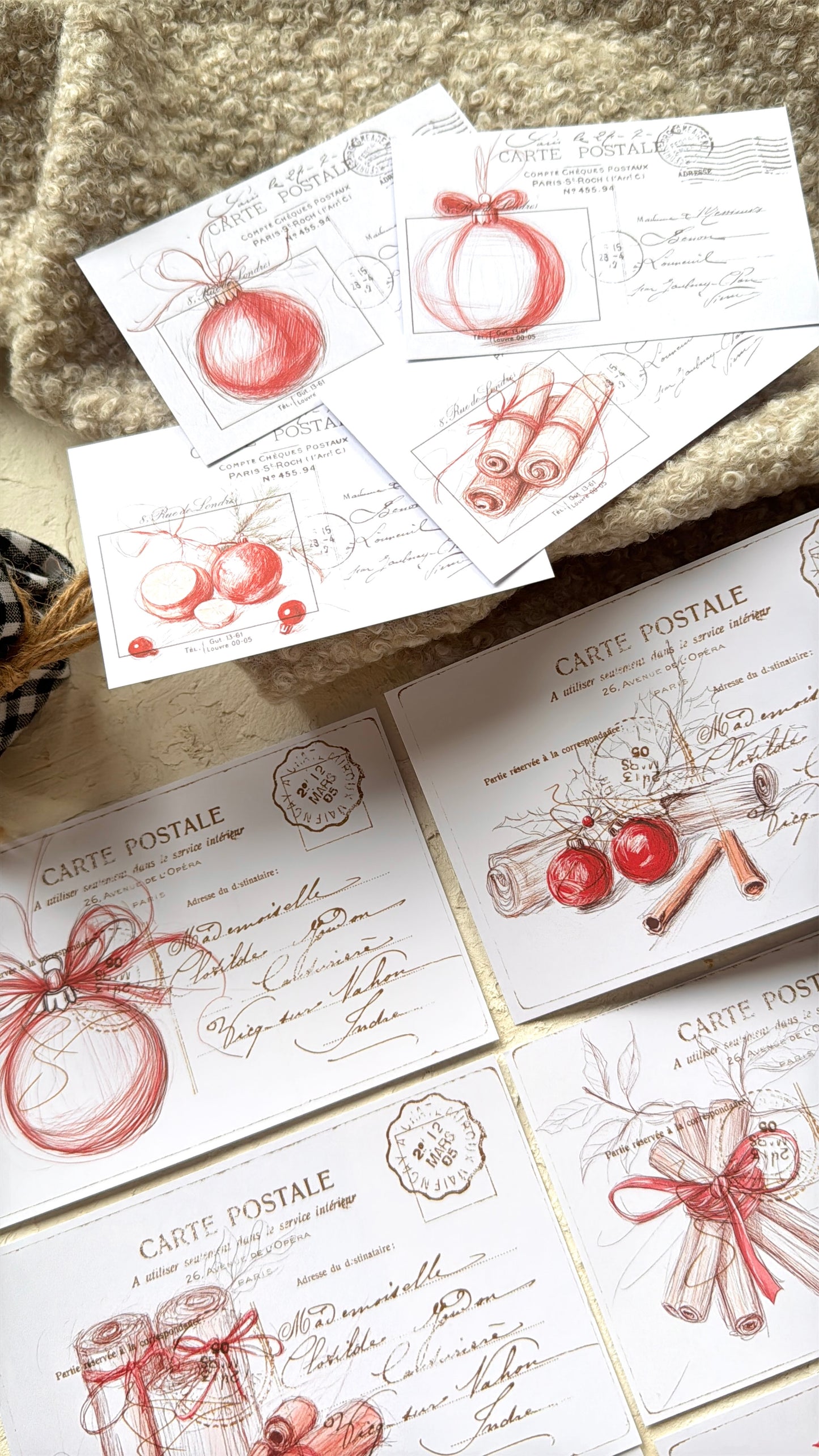 Floral Postcards · Postcards