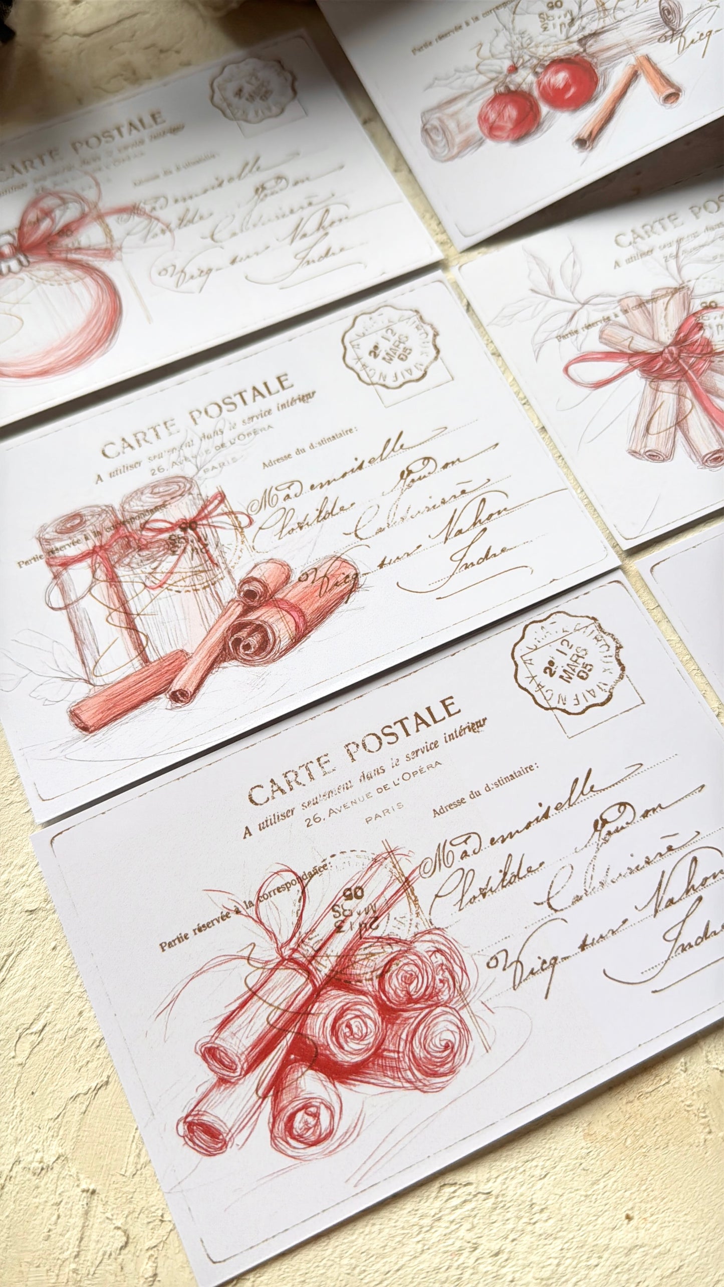Floral Postcards · Postcards