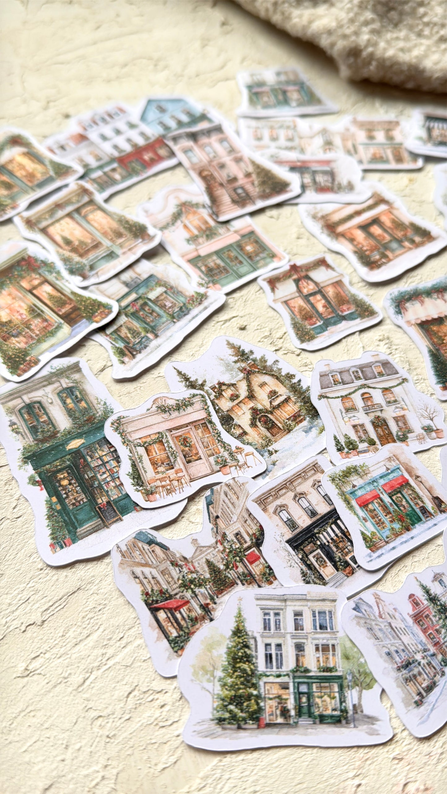 Lata con Die Cuts · Village Die Cuts