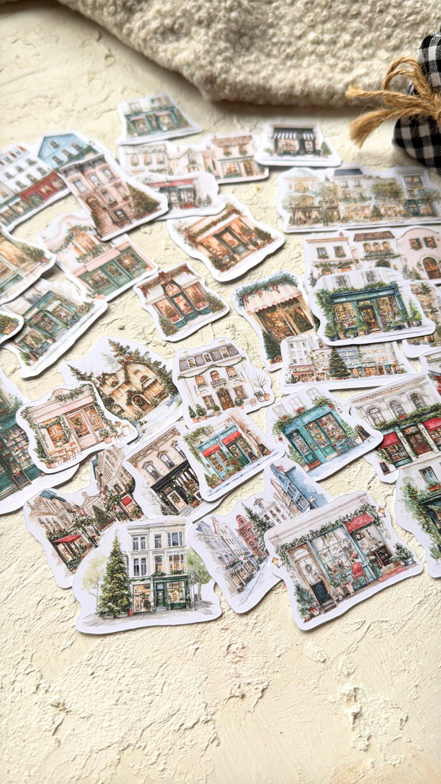 Lata con Die Cuts · Village Die Cuts