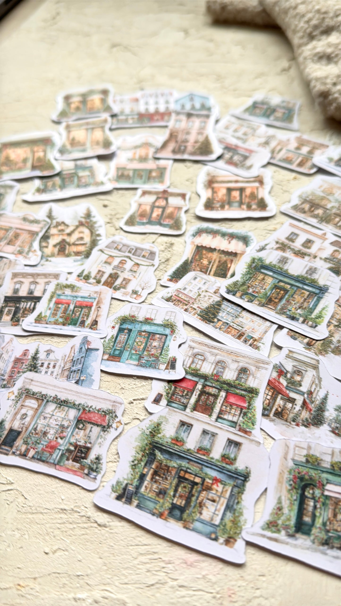 Lata con Die Cuts · Village Die Cuts