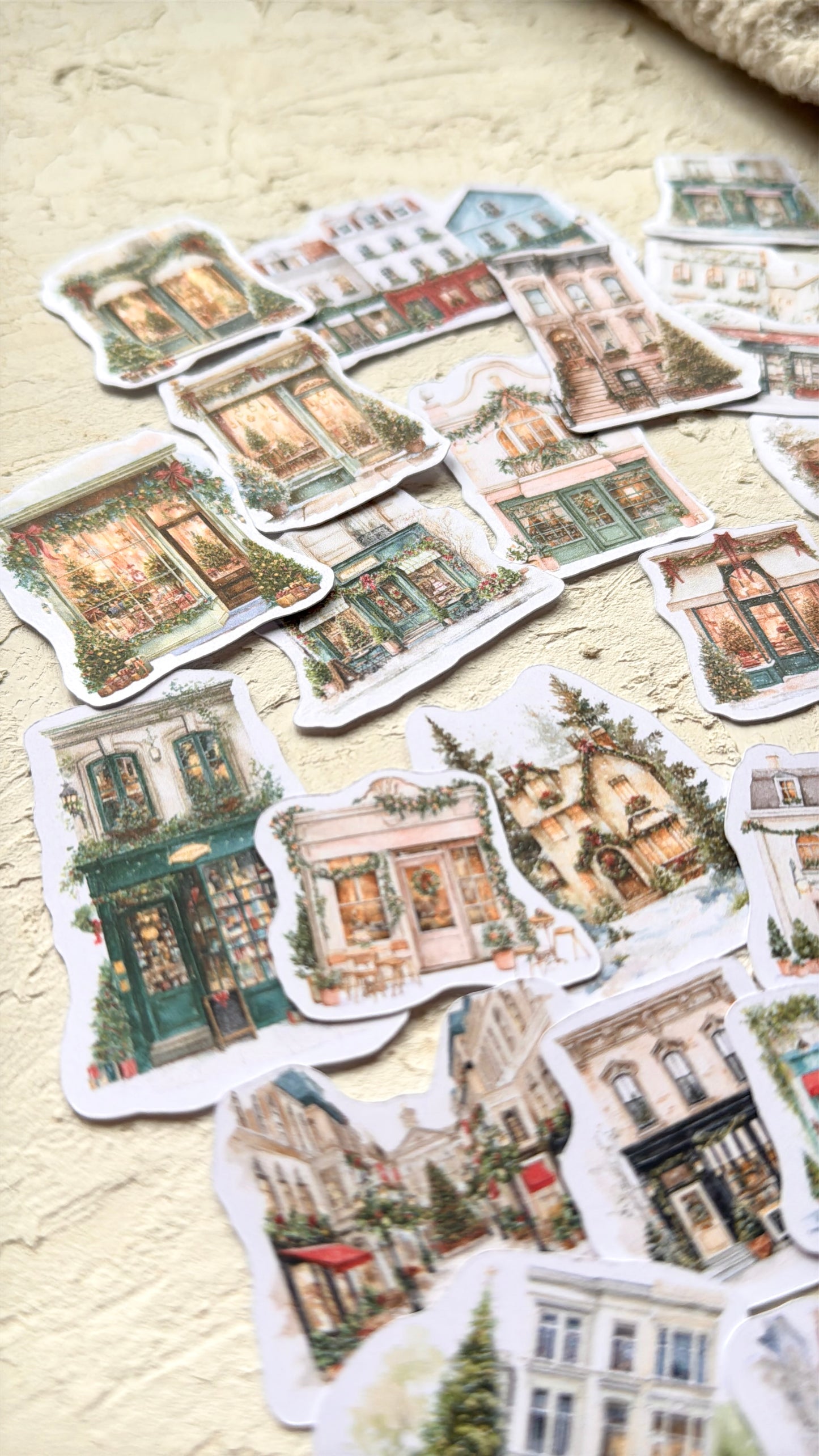Lata con Die Cuts · Village Die Cuts
