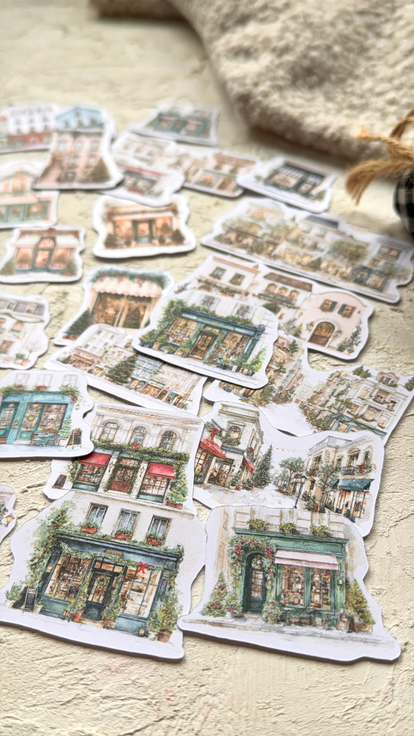 Lata con Die Cuts · Village Die Cuts