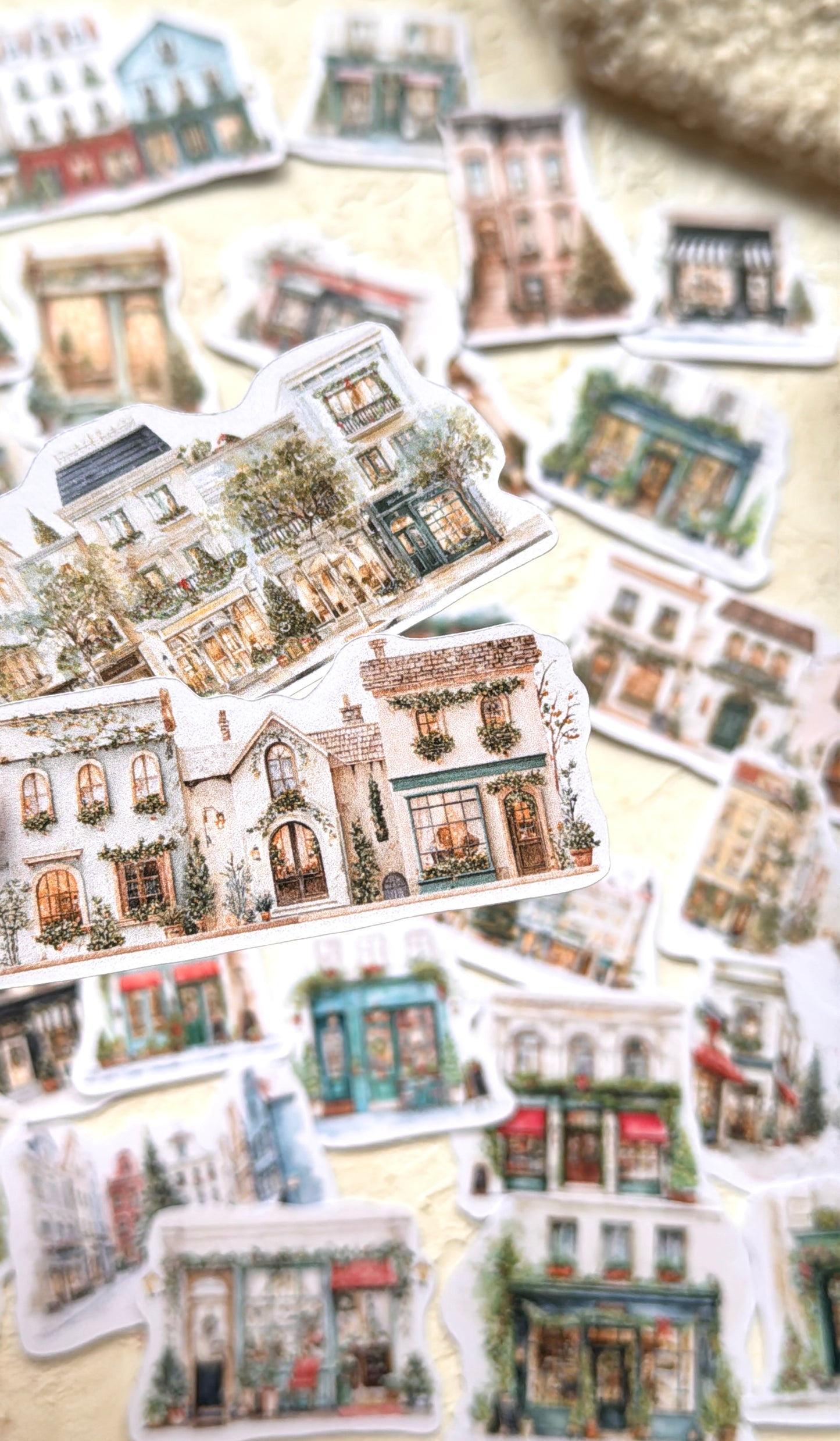 Lata con Die Cuts · Village Die Cuts