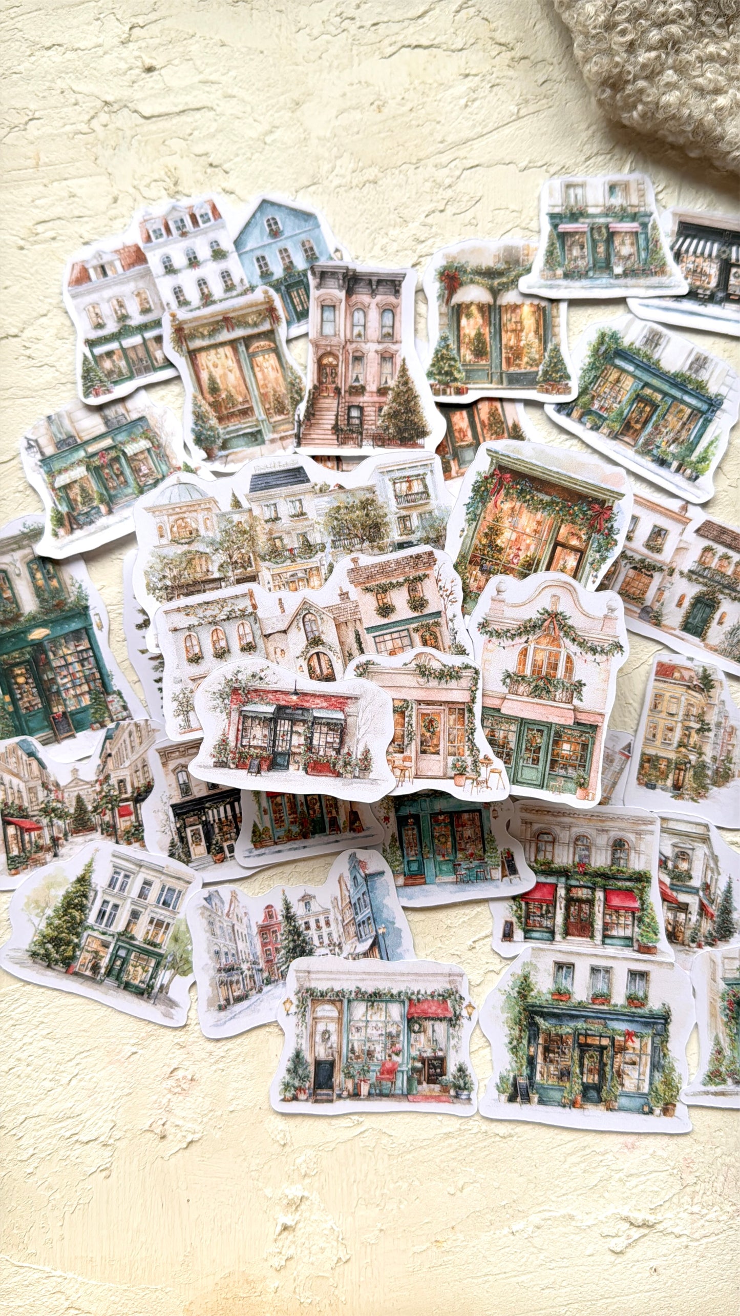 Lata con Die Cuts · Village Die Cuts