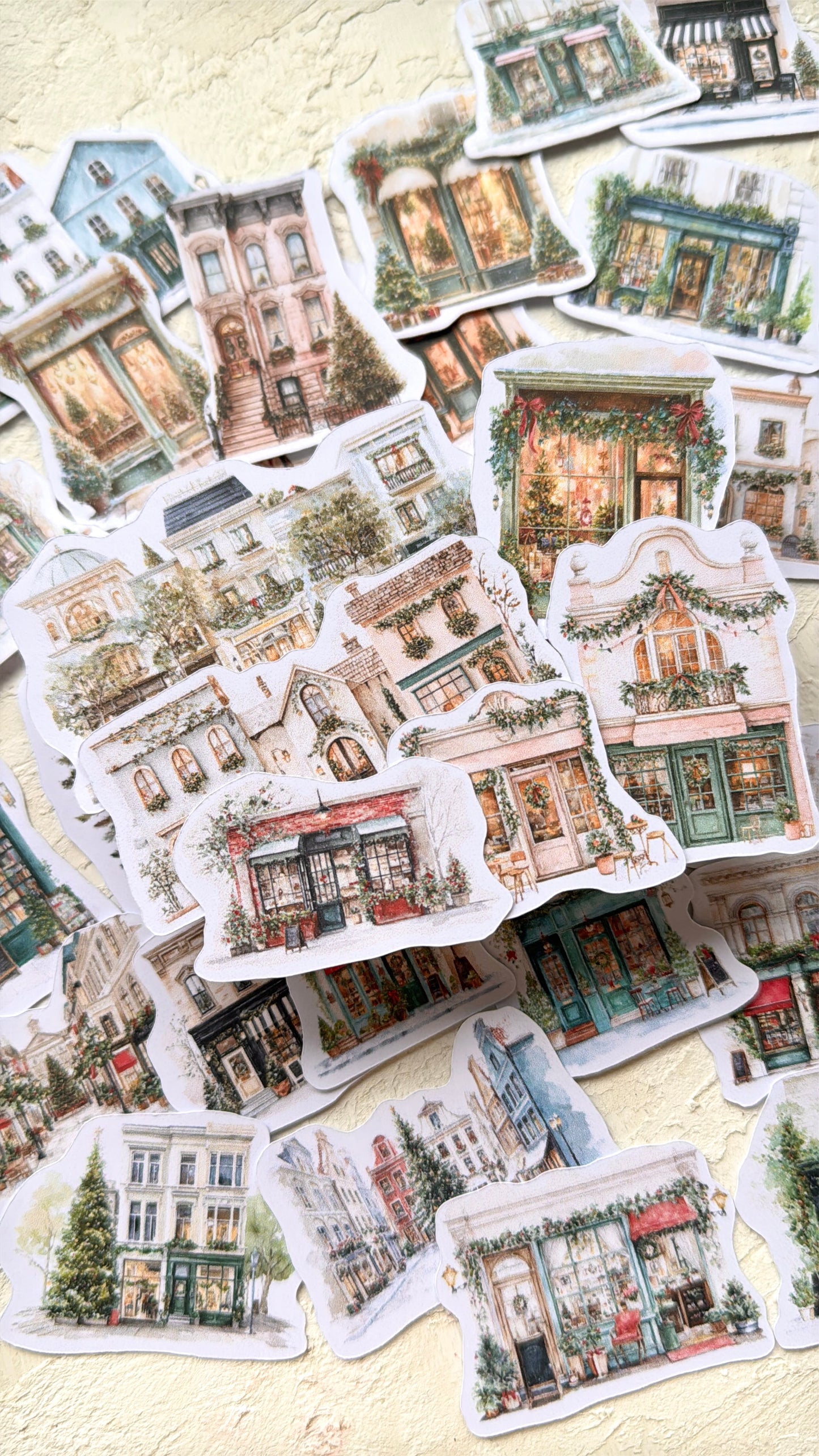 Lata con Die Cuts · Village Die Cuts