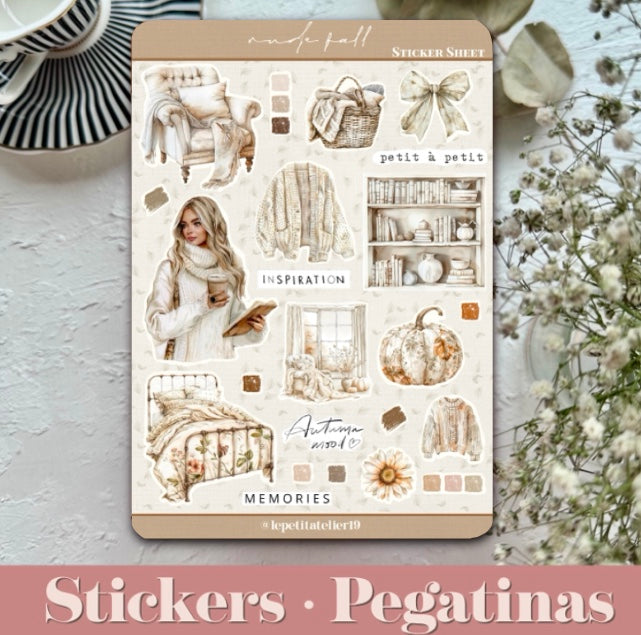 STICKERS · NUDE FALL