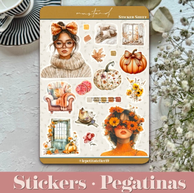 STICKERS · MUSTARD