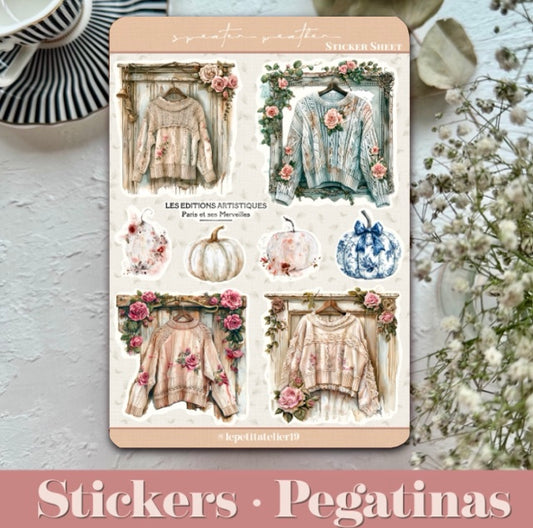 STICKERS · SWEATER WEATHER