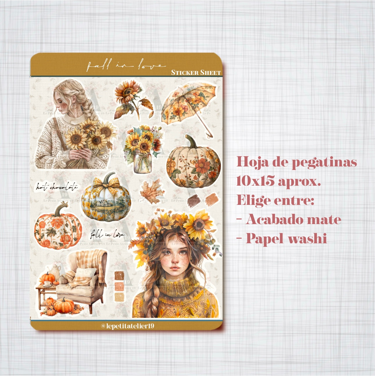 STICKERS · FALL IN LOVE