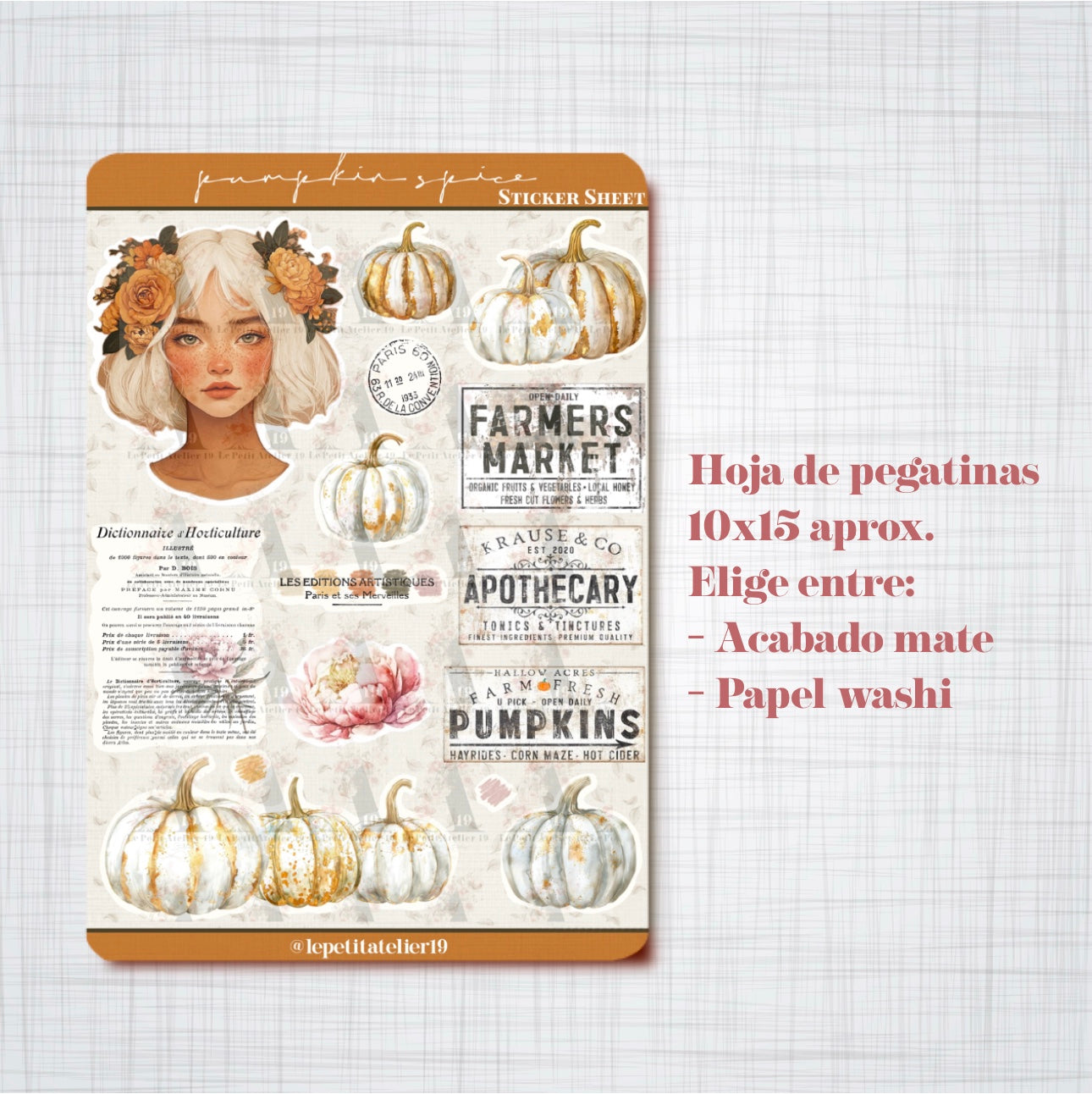 STICKERS · PUMPKIN SPICE