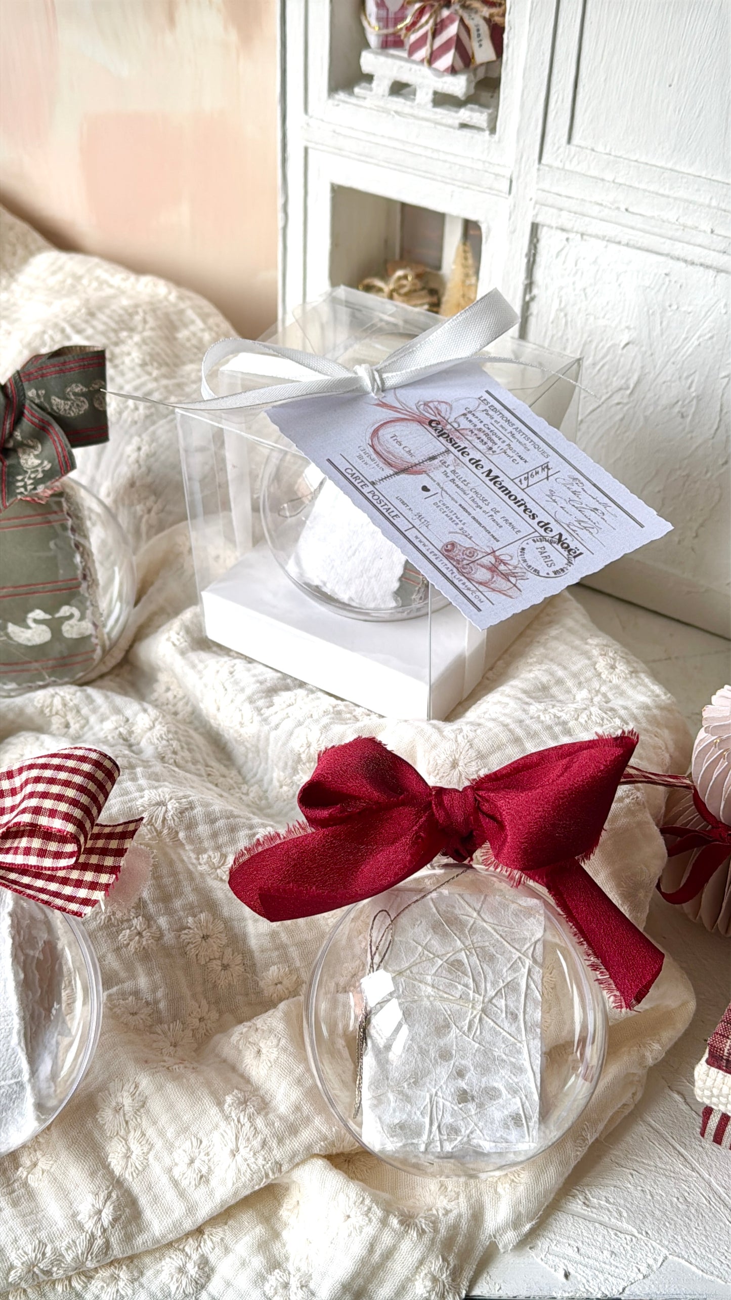 Cápsulas de Navidad · Capsule de Mémoires de Noël