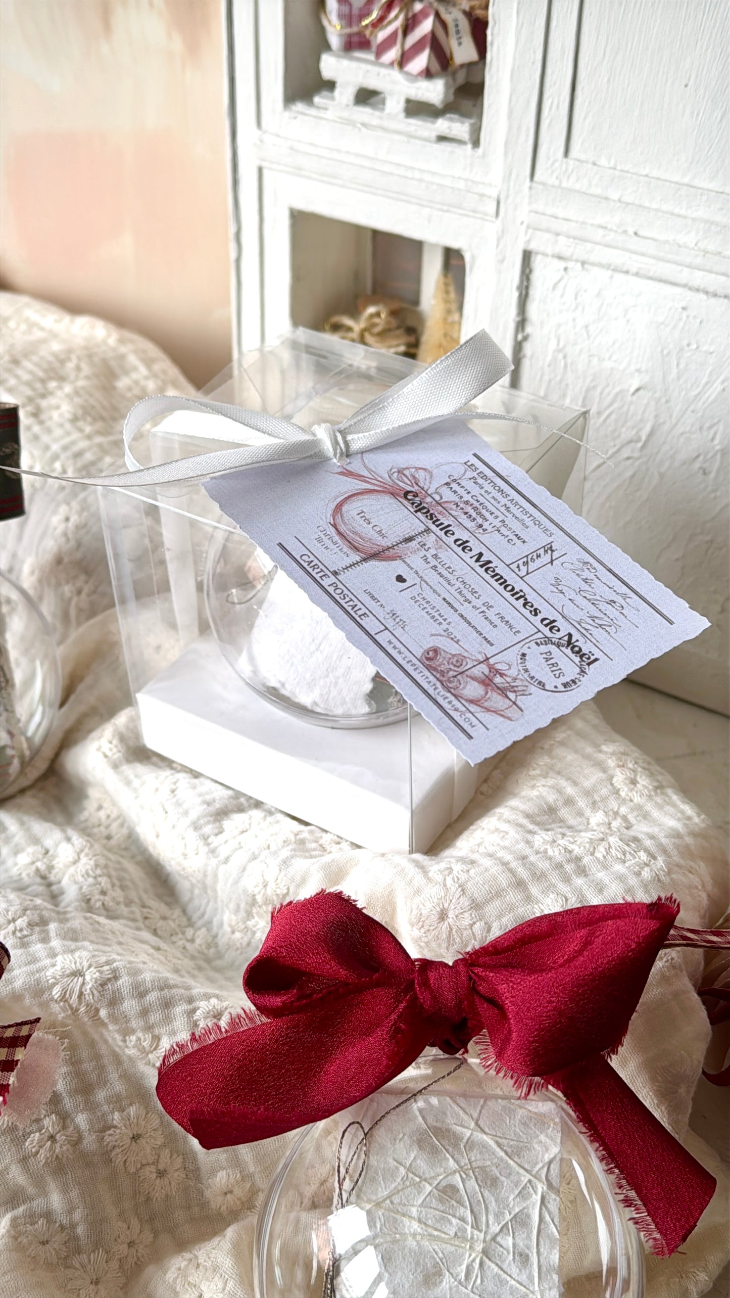 Cápsulas de Navidad · Capsule de Mémoires de Noël