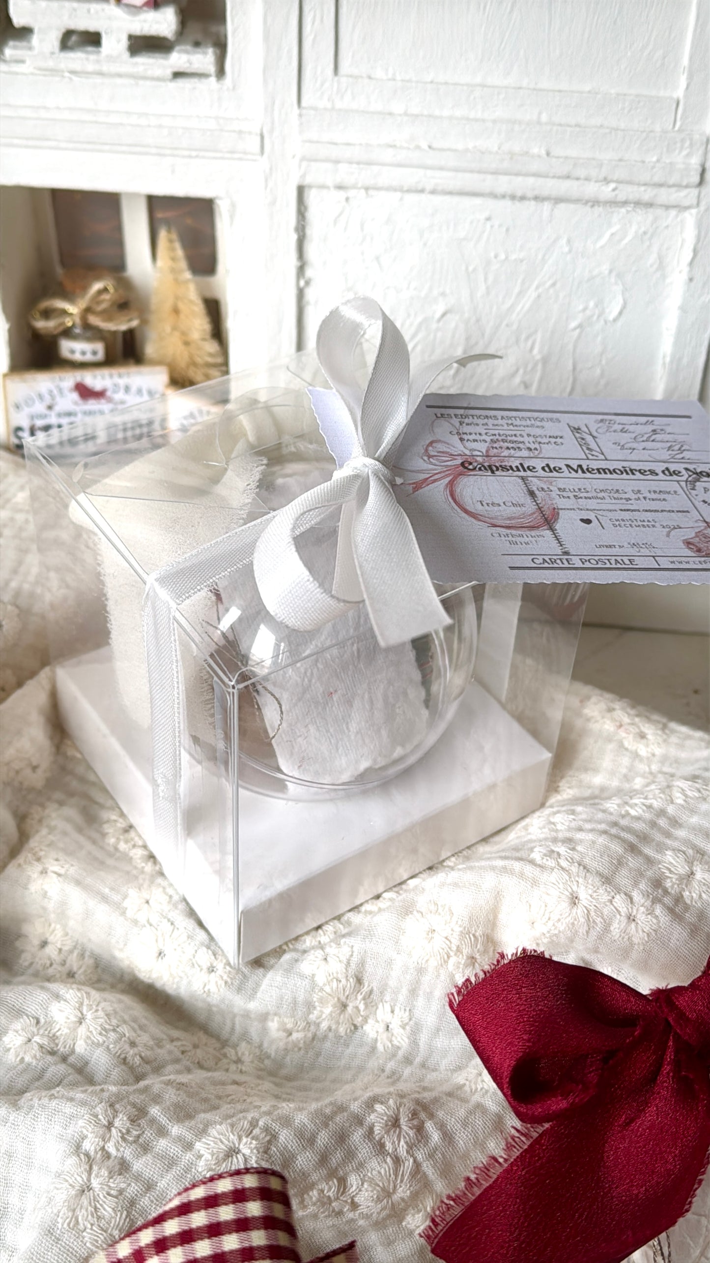 Cápsulas de Navidad · Capsule de Mémoires de Noël