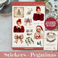 Christmas STICKERS · XMAS FEELINGS