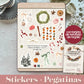Christmas STICKERS · WINTER NATURE