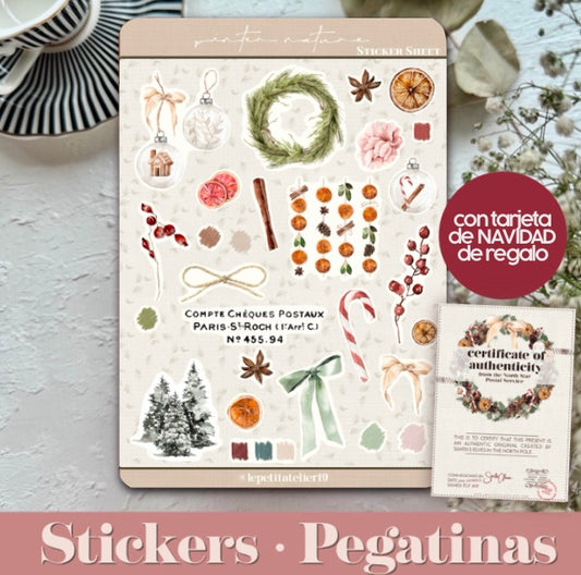 Christmas STICKERS · WINTER NATURE