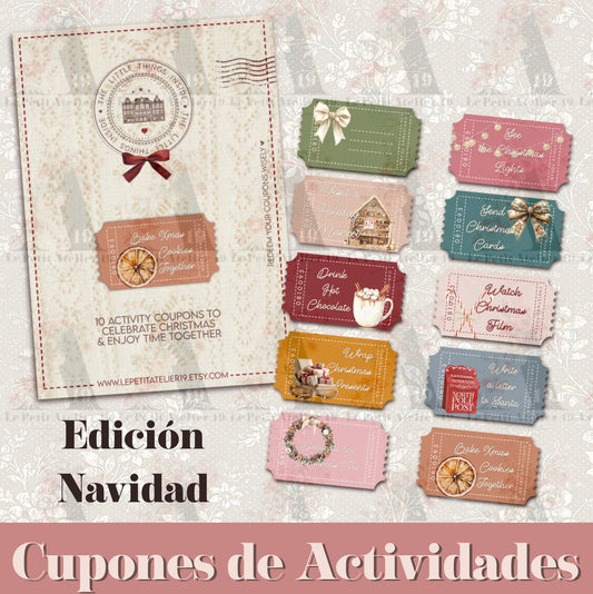 ACTIVITY COUPONS CHRISTMAS Edition | Kit TOKENS
