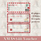 CHRISTMAS GIFT VOUCHER | Christmas GIFT PLANS Kit