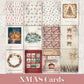 12 CHRISTMAS CARDS - XMAS CARDS